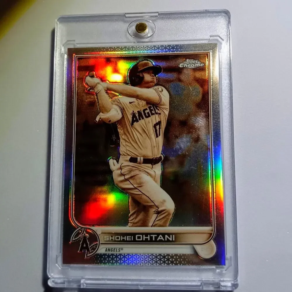 Shohei Ohtani Sepia Refractor Topps Chrome #1 2022 - Picture 2 of 5